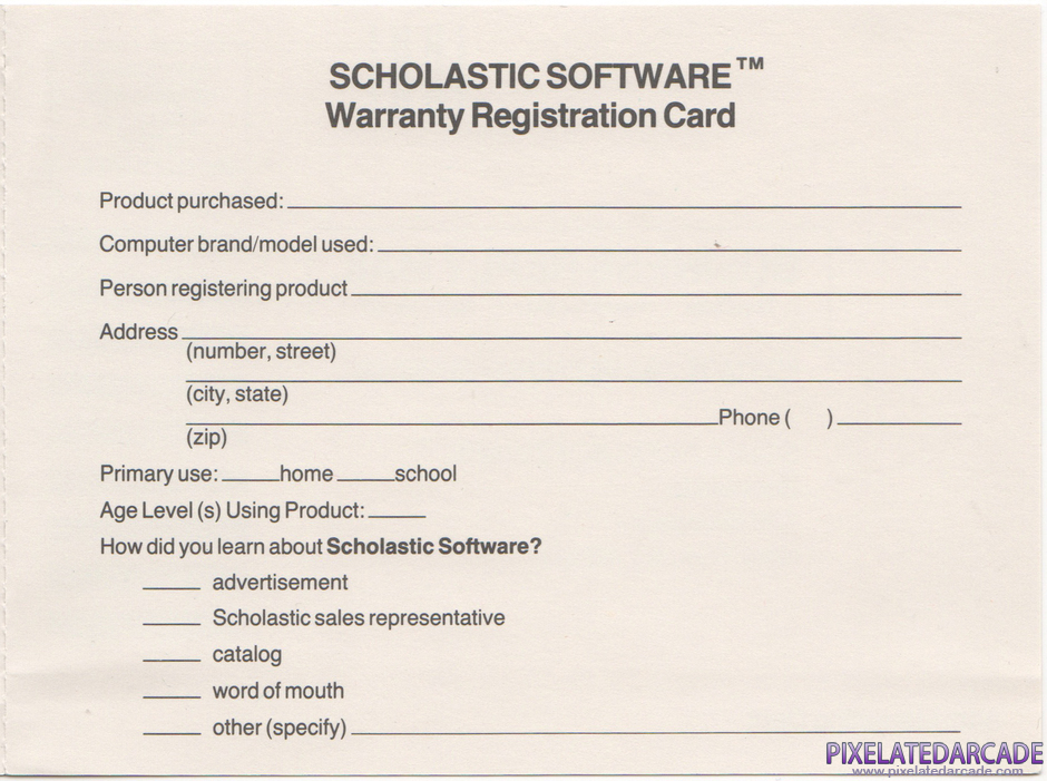 Bannercatch Package Contents: Warranty registration card - Inside Right Bannercatch Package Contents: Warranty registration card - Inside Right