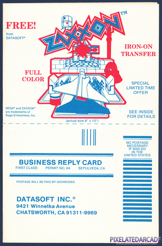 Zaxxon Package Contents: Warranty registration card - Page 1 Zaxxon Package Contents: Warranty registration card - Page 1