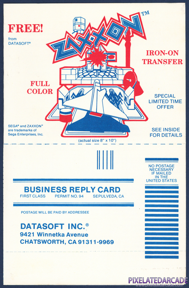 Zaxxon Package Contents: Warranty registration card - Page 1 Zaxxon Package Contents: Warranty registration card - Page 1