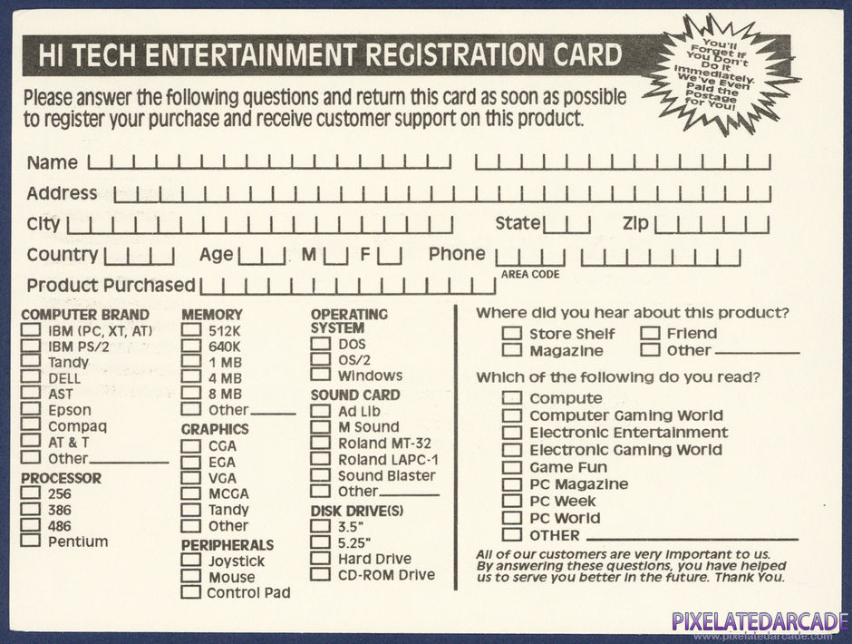 Beethoven: The Ultimate Canine Caper! Package Contents: Warranty registration card - Back Beethoven: The Ultimate Canine Caper! Package Contents: Warranty registration card - Back