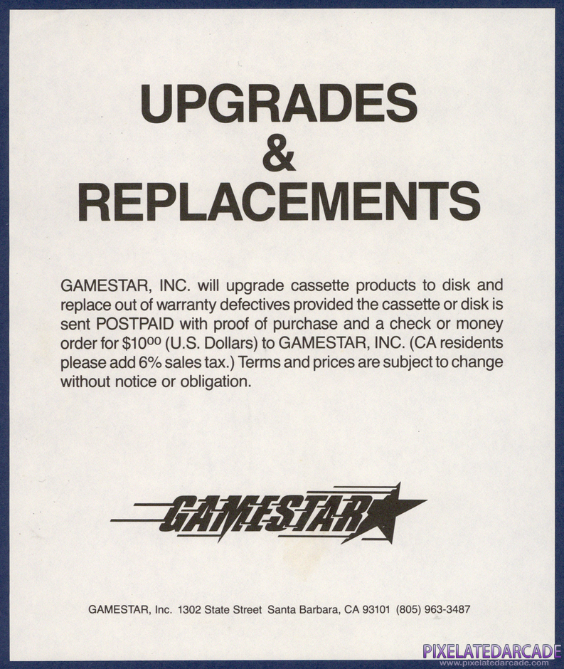 On-Track Computer Model Car Racing Package Contents: Upgrades and replacements notice On-Track Computer Model Car Racing Package Contents: Upgrades and replacements notice
