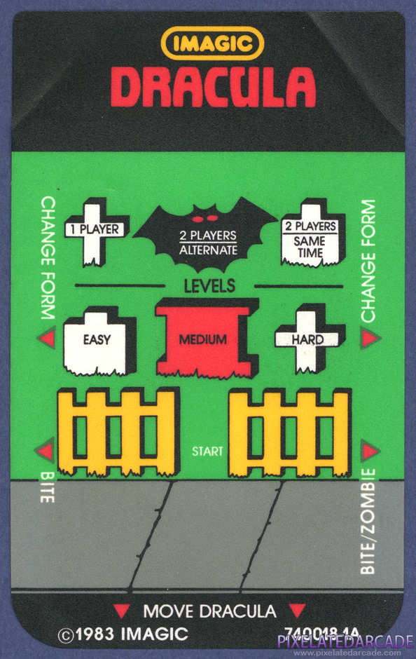 Dracula Package Contents: Controller overlay