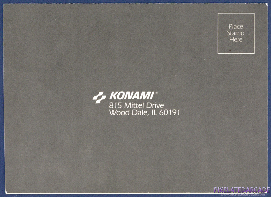Gradius Package Contents: Warranty registration card - Front Gradius Package Contents: Warranty registration card - Front