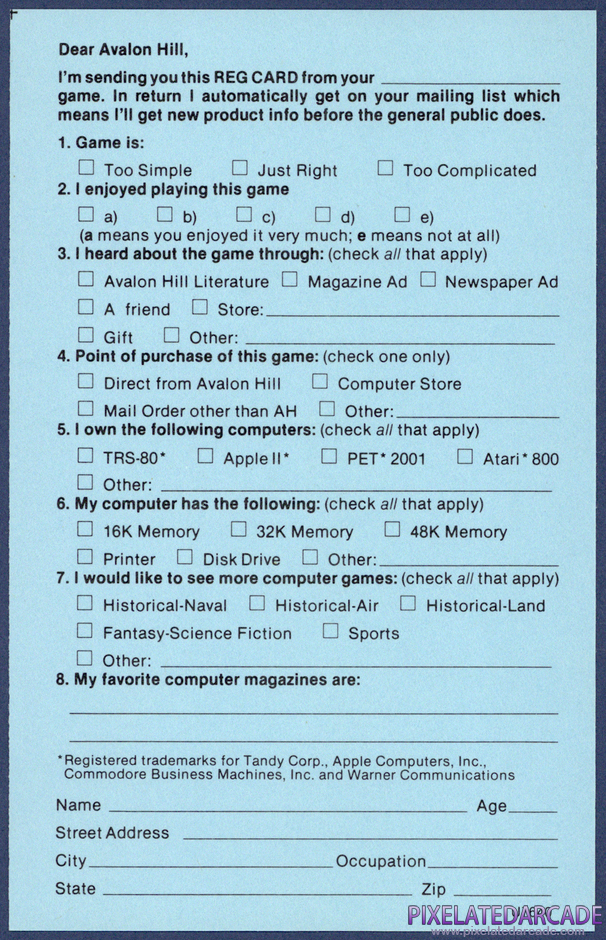 Dnieper River Line Package Contents: Warranty registration card - Back Dnieper River Line Package Contents: Warranty registration card - Back