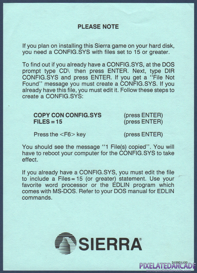 Space Quest III: The Pirates of Pestulon Package Contents: IBM version technical addendum Space Quest III: The Pirates of Pestulon Package Contents: IBM version technical addendum
