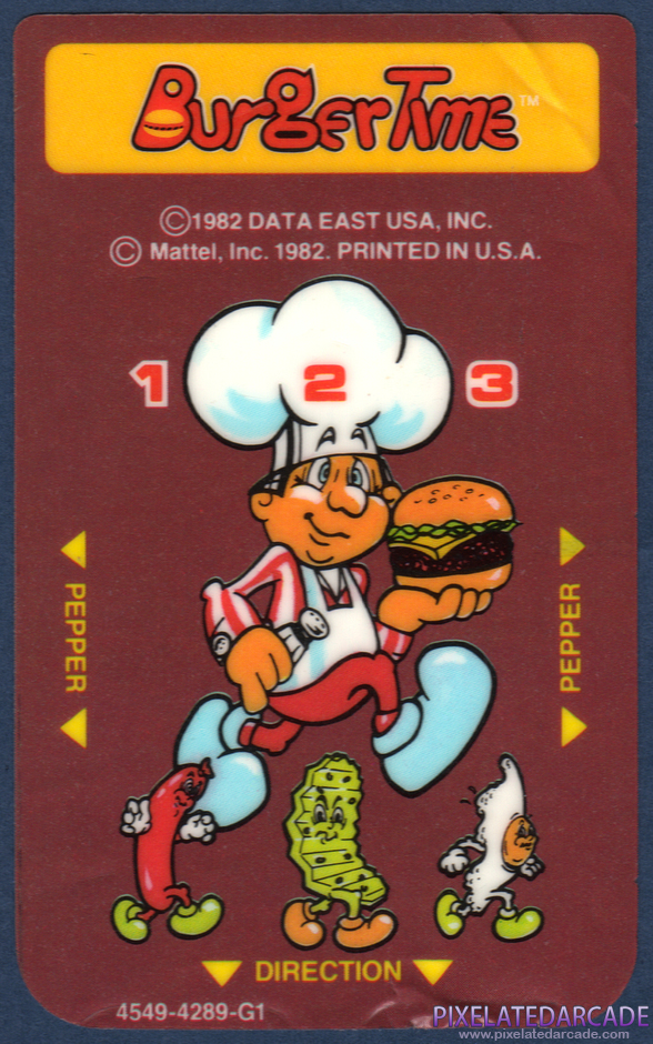 BurgerTime Package Contents: Controller overlay