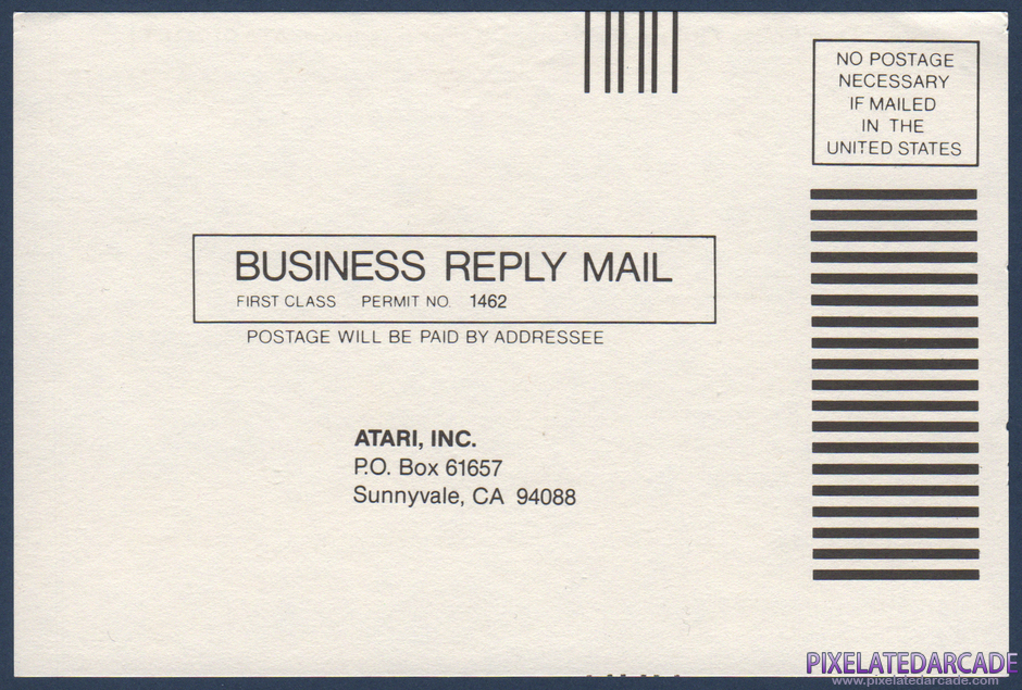 Centipede Package Contents: Warranty registration card - Front