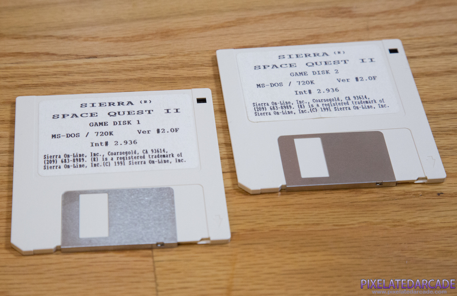 Space Quest II: Chapter II - Vohaul's Revenge Package Contents: 3.5" disk - Photo Space Quest II: Chapter II - Vohaul's Revenge Package Contents: 3.5" disk - Photo