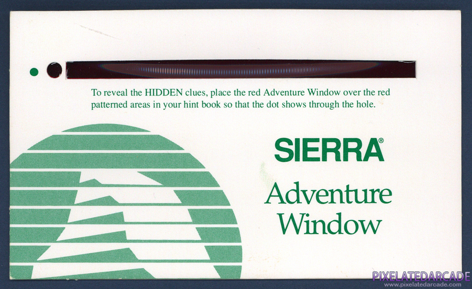 Space Quest IV: Roger Wilco and the Time Rippers Package Contents: Hint book viewer Space Quest IV: Roger Wilco and the Time Rippers Package Contents: Hint book viewer