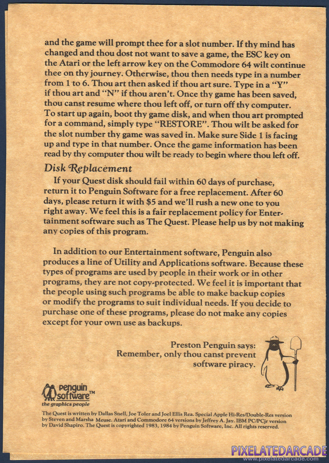 The Quest Package Contents: Instruction manual - Page 4 The Quest Package Contents: Instruction manual - Page 4