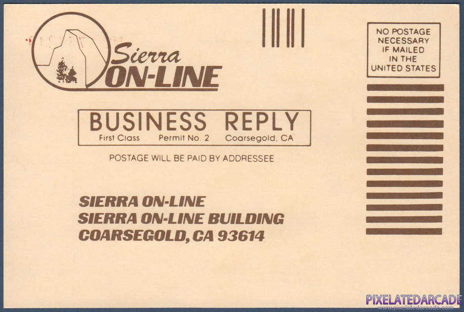 Crossfire Package Contents: Warranty registration card - Front