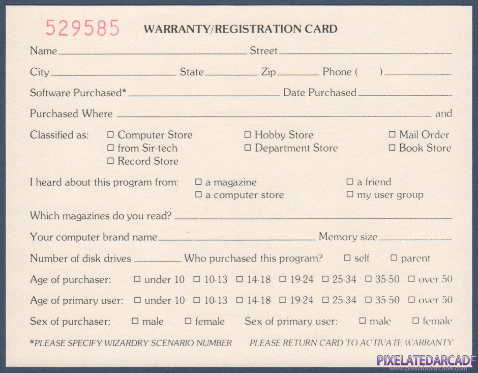 Freakin' Funky Fuzzballs Package Contents: Warranty registration card - Back Freakin' Funky Fuzzballs Package Contents: Warranty registration card - Back