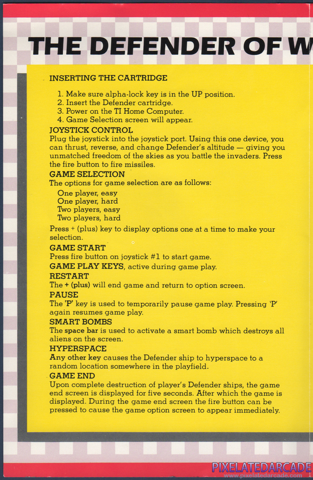 Defender Package Contents: Instruction manual - Page 2