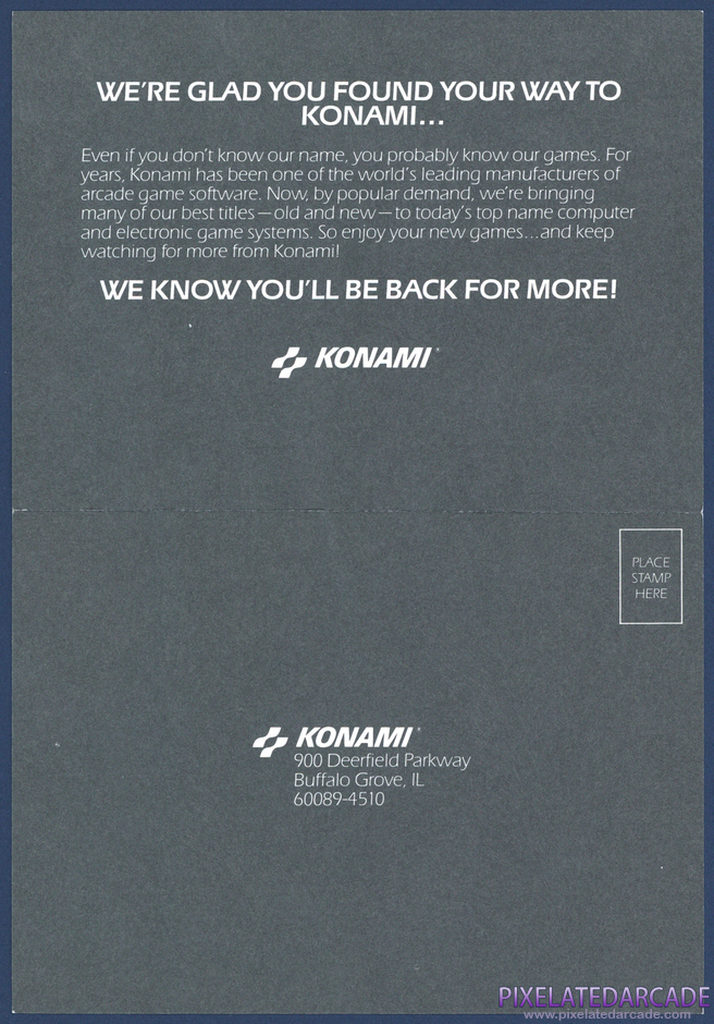 Super Contra Package Contents: Warranty registration card - Front Super Contra Package Contents: Warranty registration card - Front