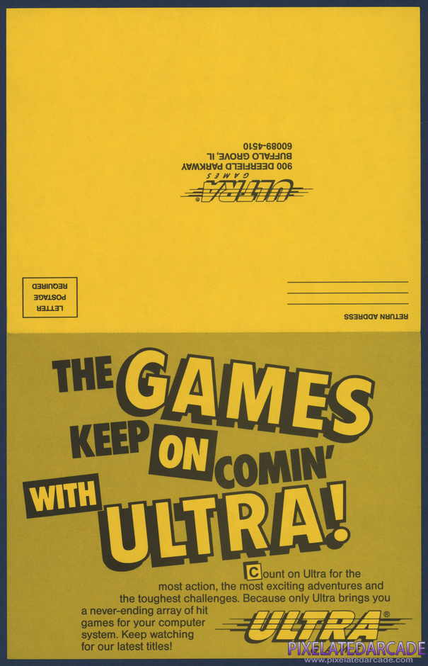 Metal Gear Package Contents: Warranty registration card - Front
