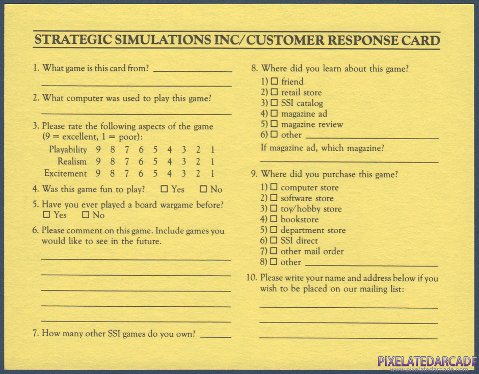 Computer Baseball Package Contents: Warranty registration card - Back Computer Baseball Package Contents: Warranty registration card - Back