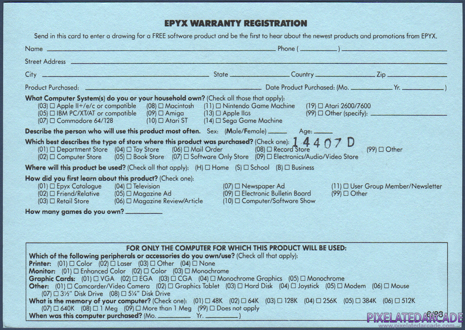 Mind-Roll Package Contents: Warranty registration card - Back Mind-Roll Package Contents: Warranty registration card - Back