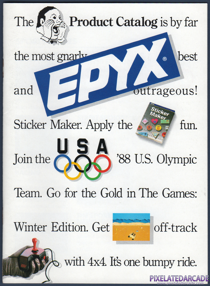 Mind-Roll Package Contents: Epyx product catalog - Front Cover Scan Mind-Roll Package Contents: Epyx product catalog - Front Cover Scan