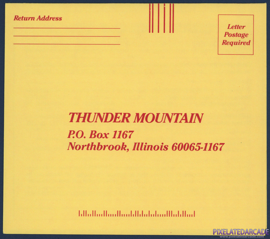 Super Pac-Man Package Contents: Warranty registration card - Front Super Pac-Man Package Contents: Warranty registration card - Front