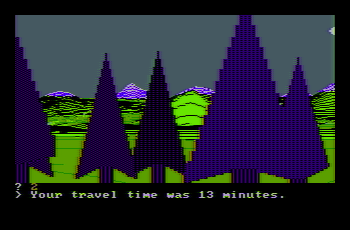 Wilderness for the IBM PC with late model CGA card and composite monitor and adjusted tint