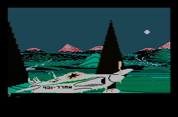 Wilderness for the IBM PC with old model CGA card and composite monitor and adjusted tint