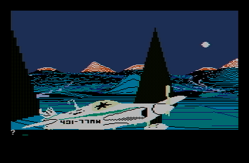 Wilderness for the IBM PC with old model CGA card and composite monitor and default tint