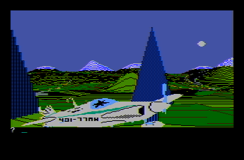 Wilderness for the IBM PCjr and composite monitor with default tint