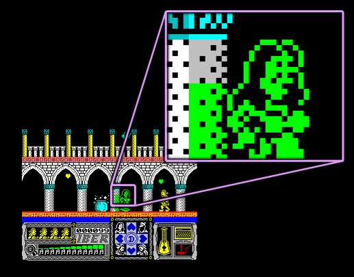 Casanova color clash detail