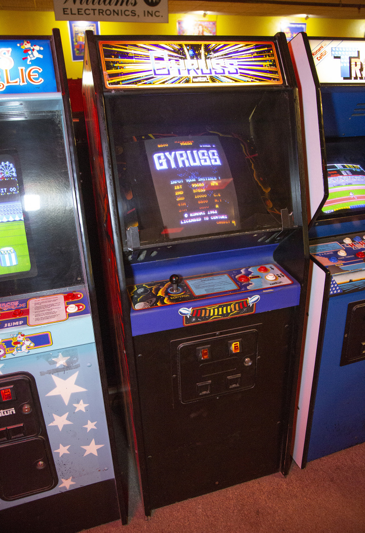 Gyruss arcade cabinet