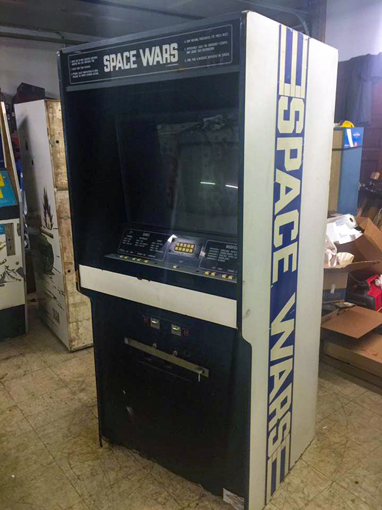Space Wars arcade cabinet