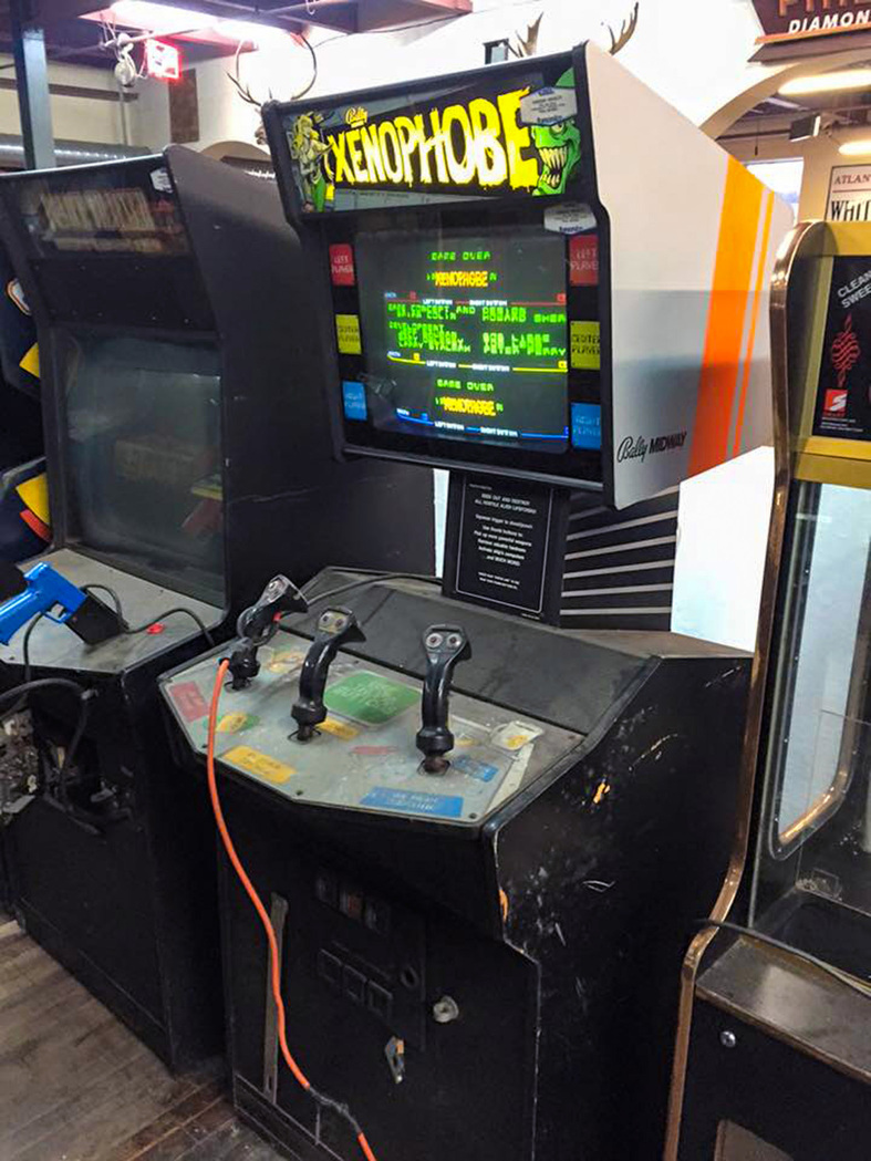 Xenophobe arcade cabinet
