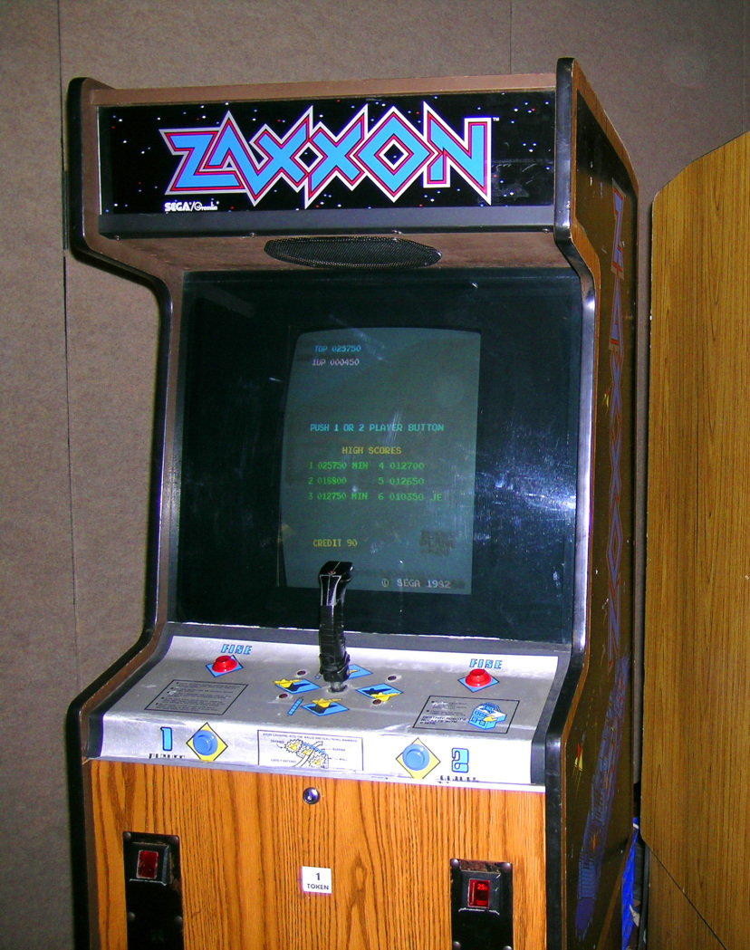 Zaxxon arcade cabinet