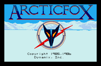 ArcticFox; Atari ST screenshot 1