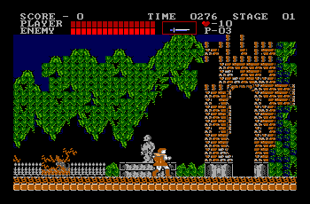 Castlevania; hypothetical EGA palette screenshot 1