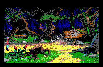 King's Quest V; actual EGA screenshot 2