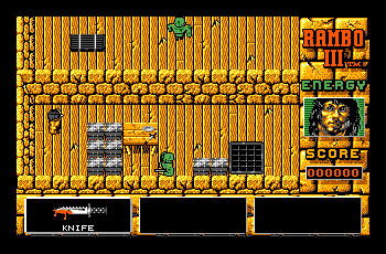 Rambo III; Boca/Paradise EGA screenshot 2