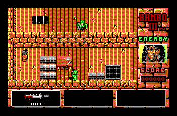 Rambo III; Standard IBM EGA screenshot 2