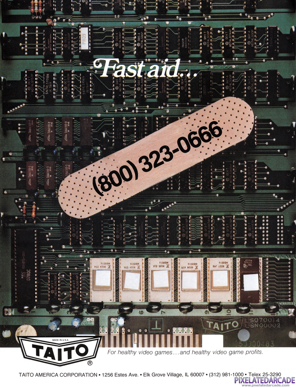 Taito America Corporation Advertisement: December 1981 magazine ad
