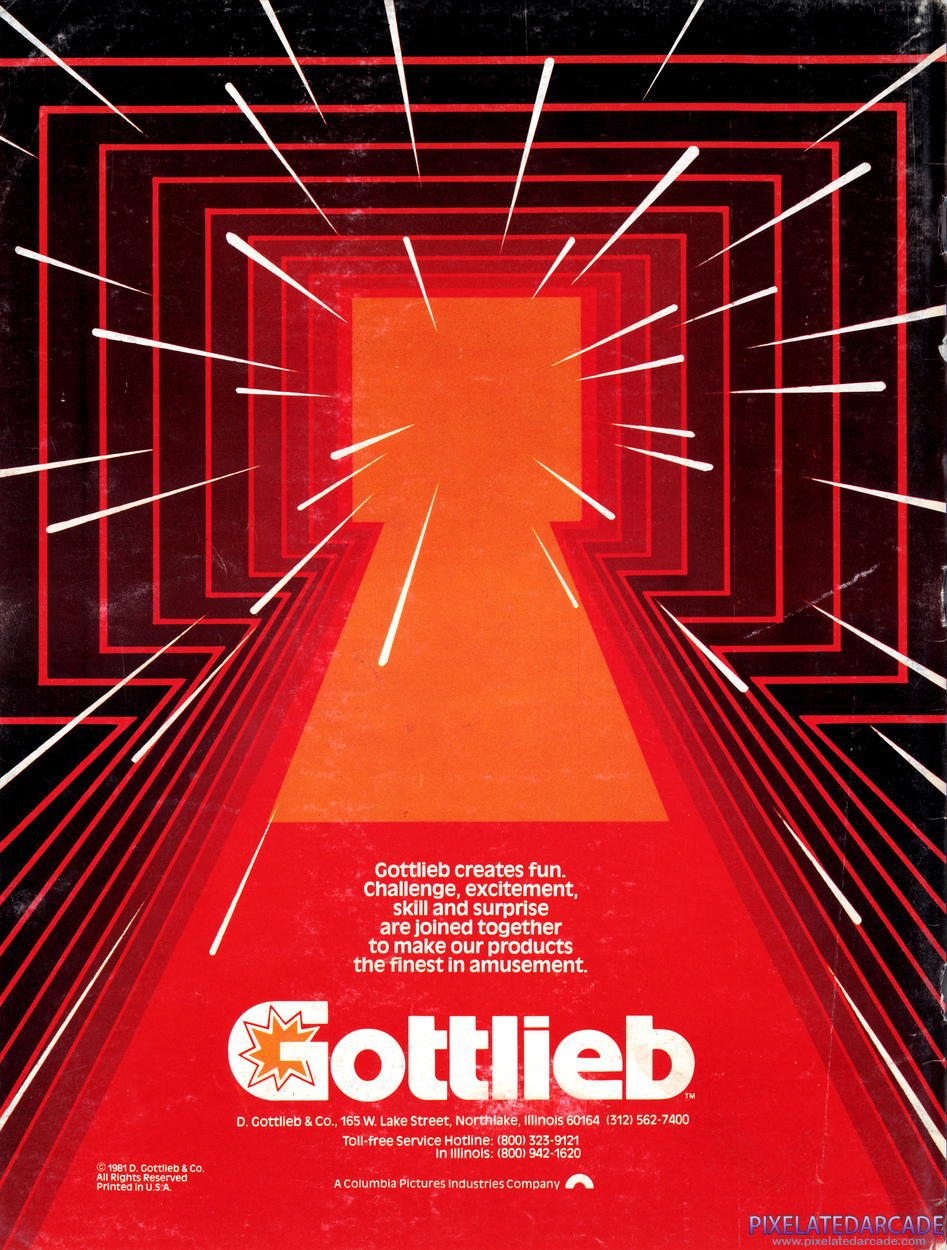 D. Gottlieb & Co. Advertisement: August 1981 magazine ad