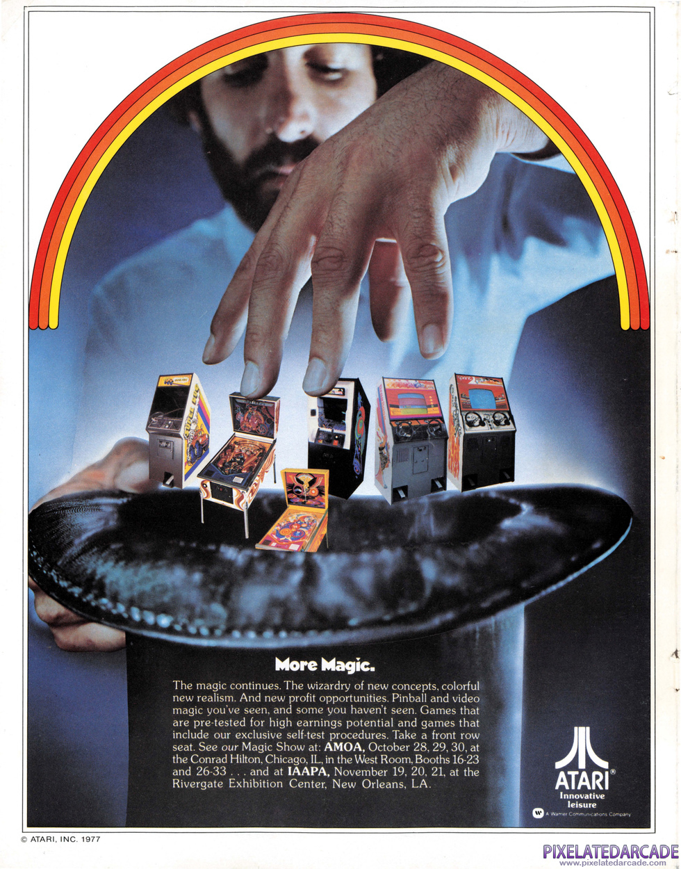 Atari, Inc. Advertisement: November 1977 magazine ad