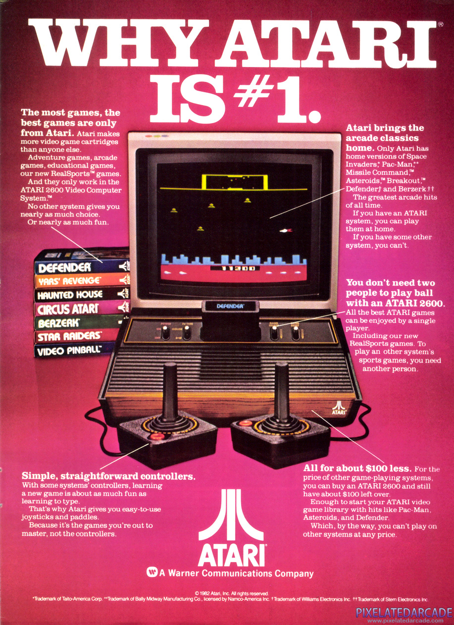 Atari, Inc. Advertisement: November 1982 magazine ad