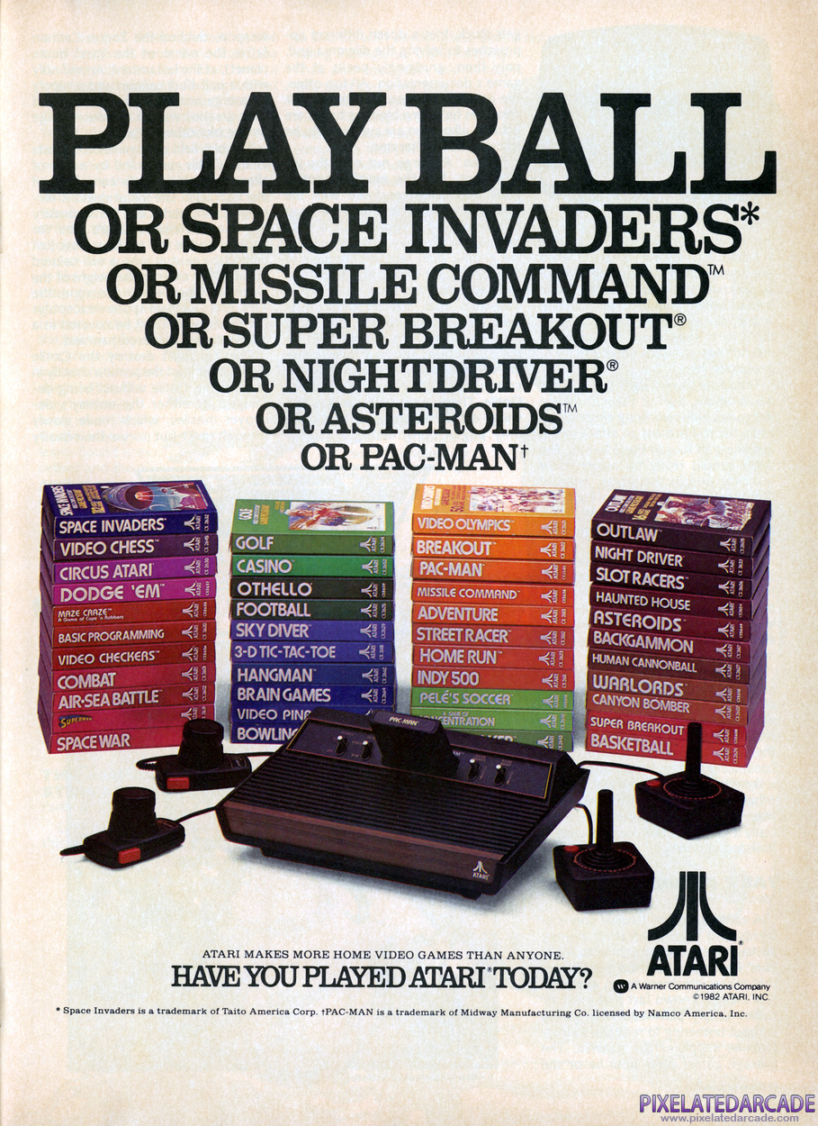 Atari, Inc. Advertisement: October 1982 magazine ad