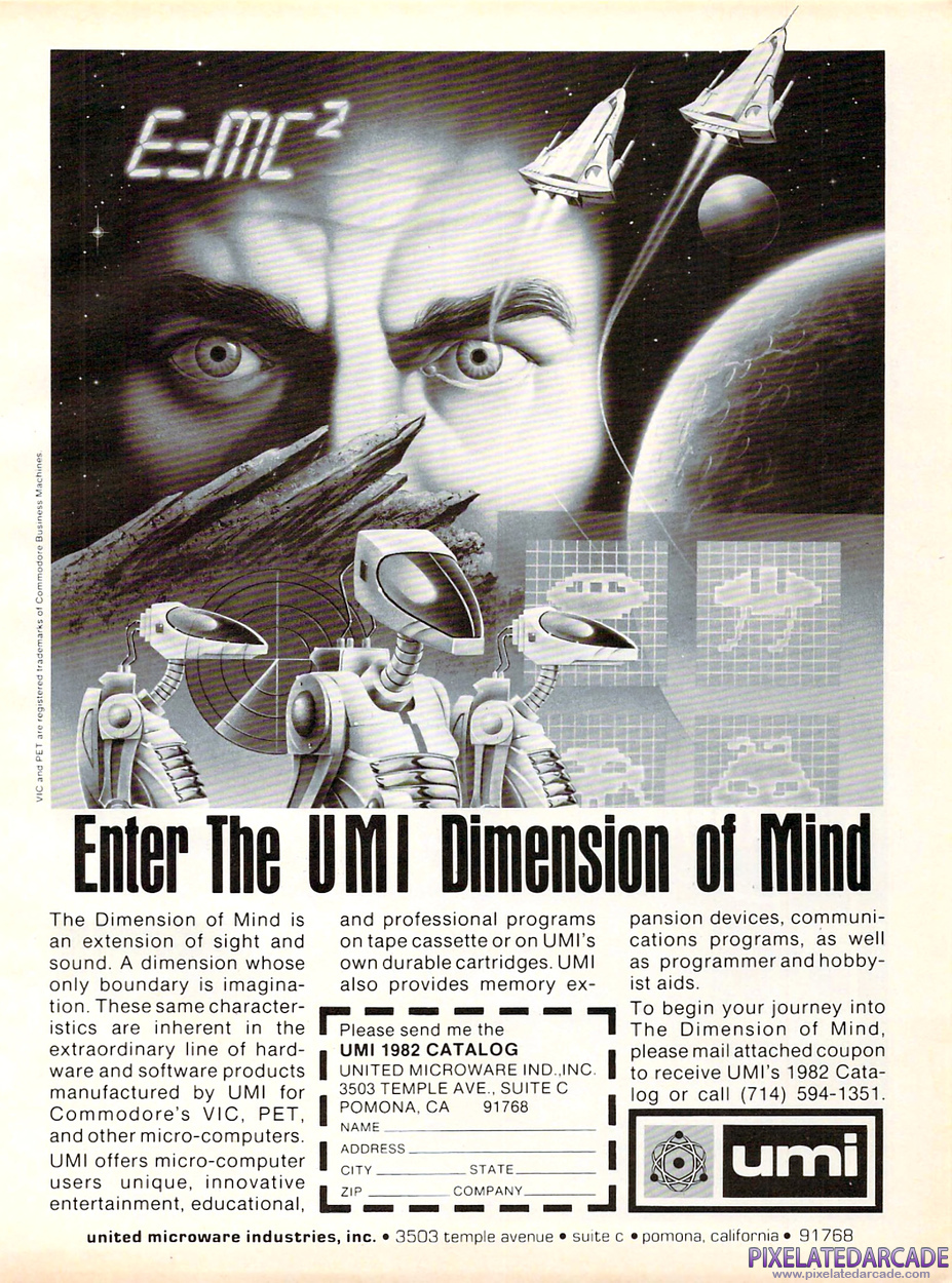 United Microware Industries, Inc. Advertisement: April 1982 magazine ad