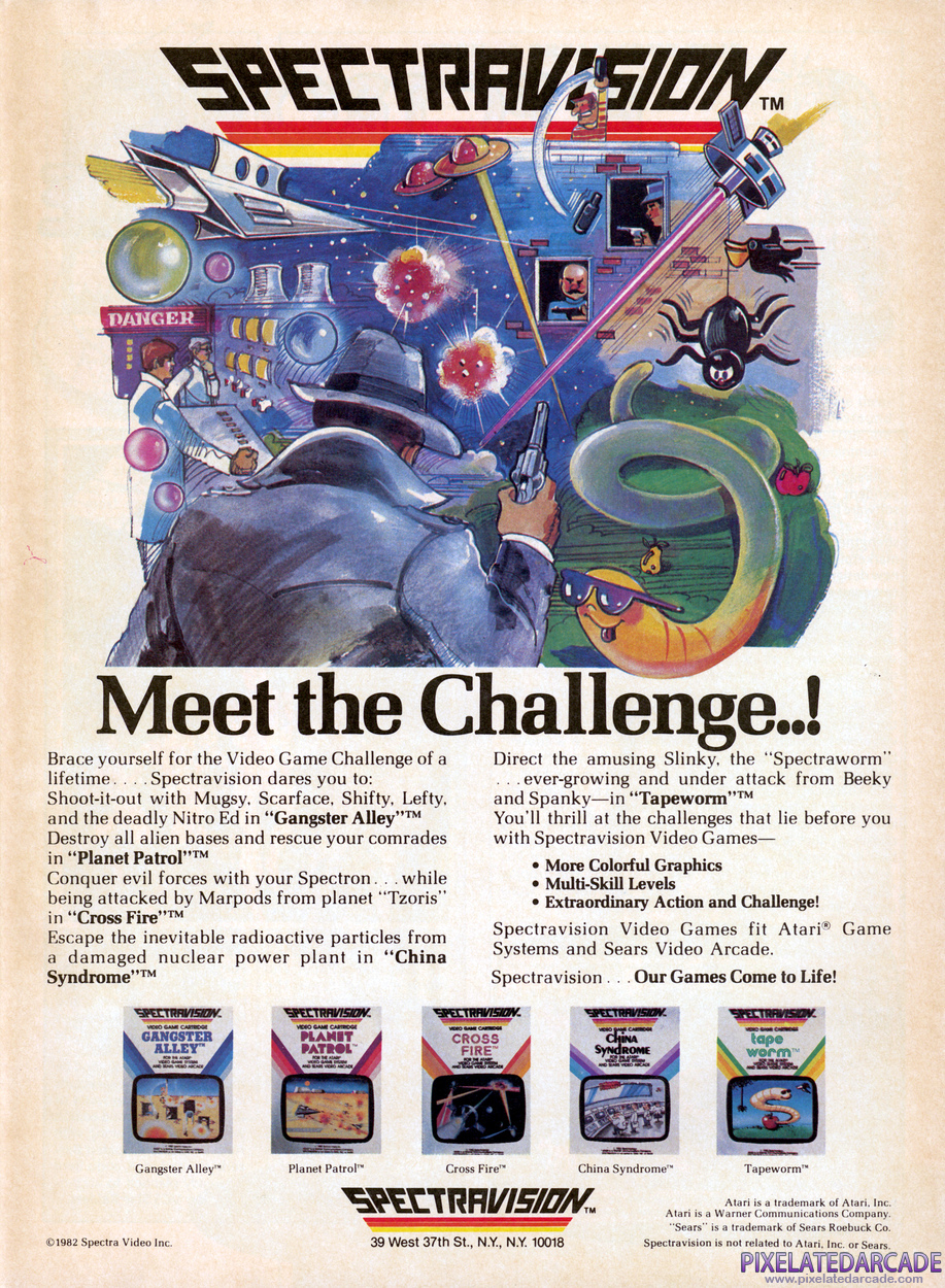 Spectravision International Ltd. Advertisement: October 1982 magazine ad