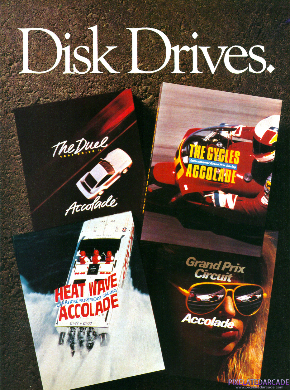 Accolade, Inc. Advertisement: December 1989 magazine ad, Page 1