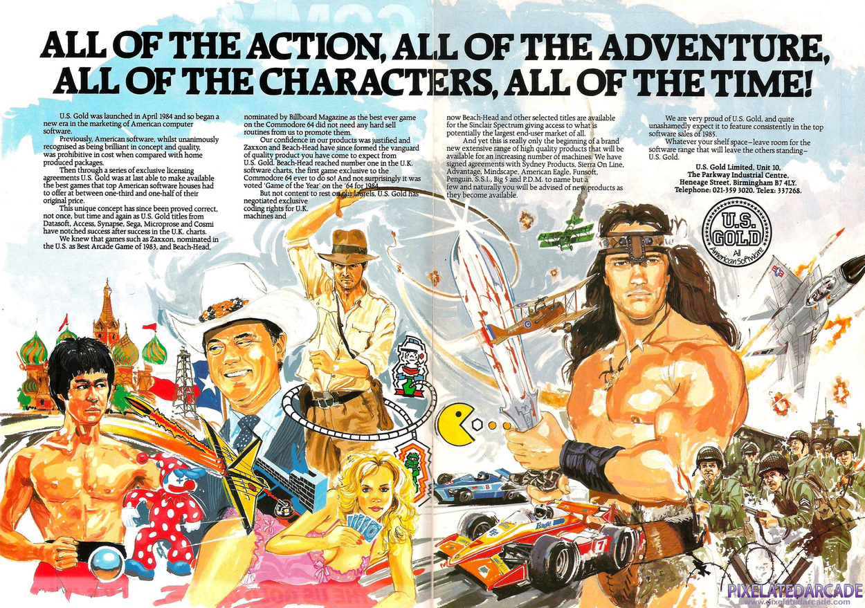 U.S. Gold Ltd. Advertisement: April 1985 magazine ad
