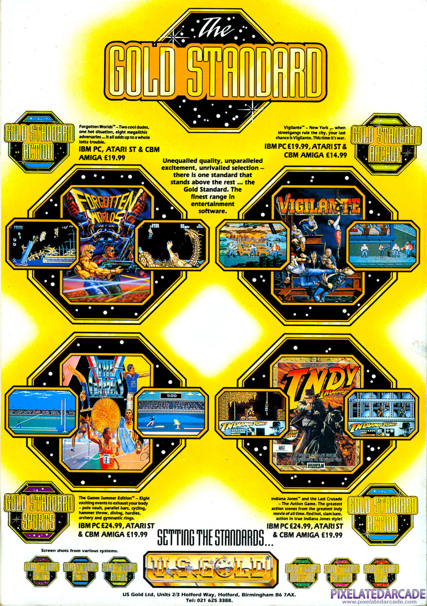 U.S. Gold Ltd. Advertisement: September 1989 magazine ad