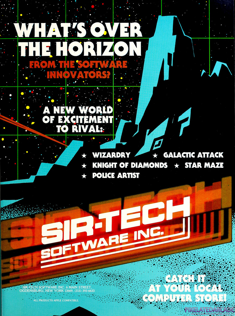 Sir-Tech Software, Inc. Advertisement: October 1983 magazine ad