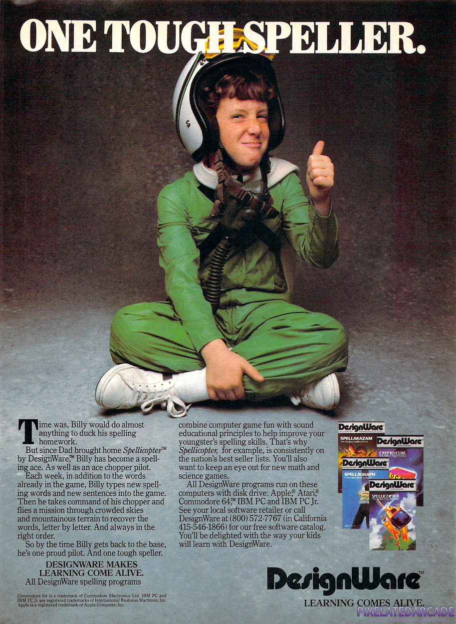 DesignWare, Inc. Advertisement: October 1984 magazine ad