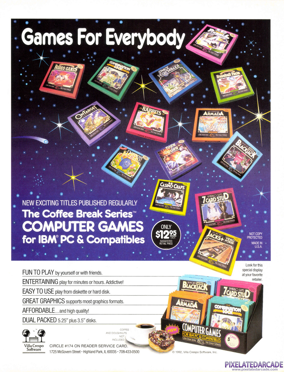 Villa Crespo Software, Inc. Advertisement: January 1993 magazine ad